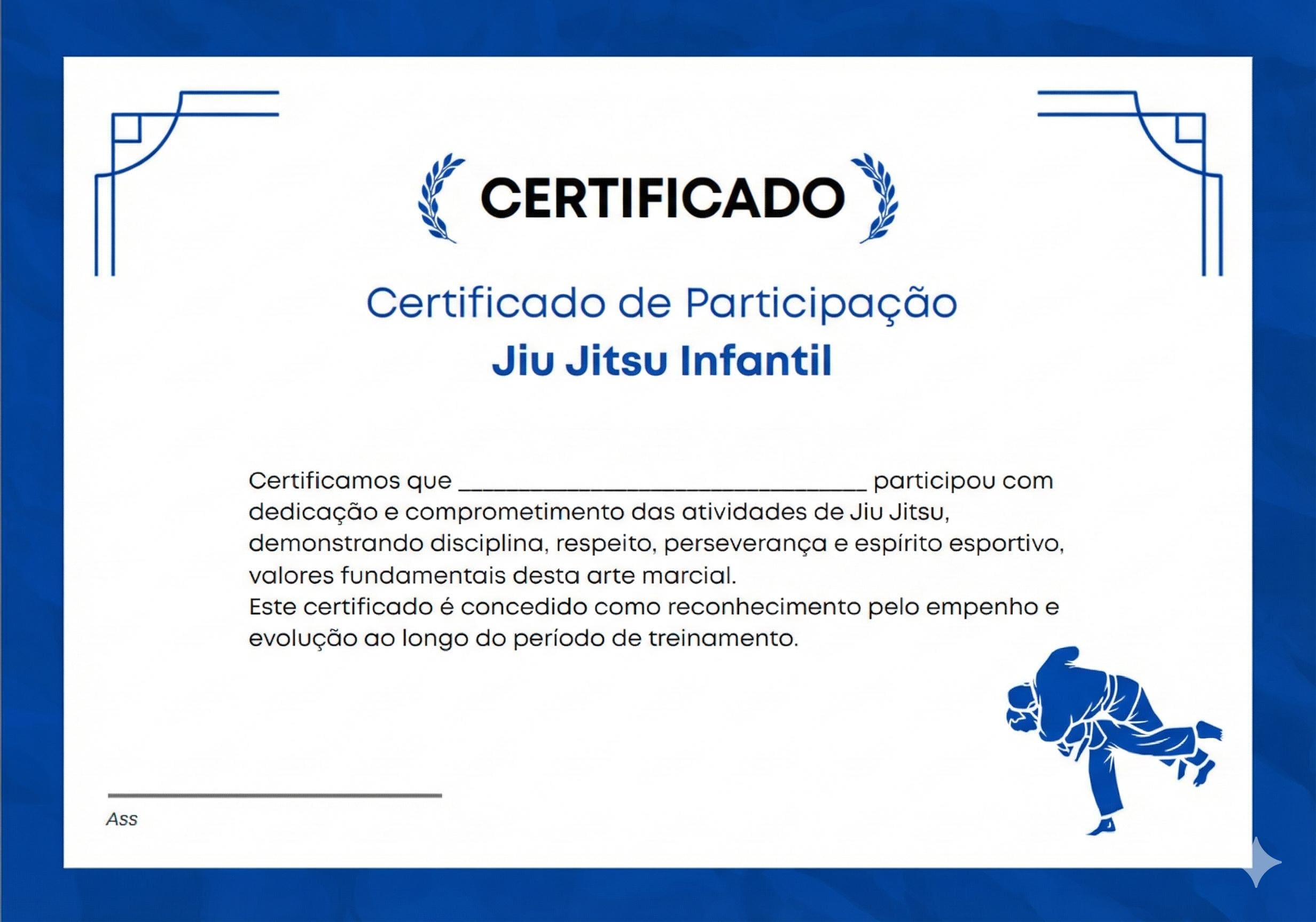 Certificado de Jiu-Jiteiro